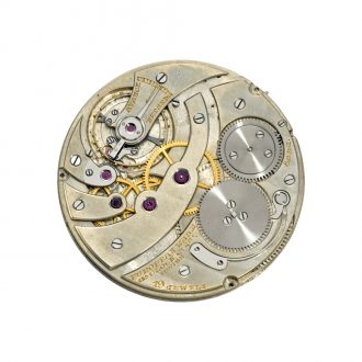 Fine French open faced Art Deco keyless lever dress watch Circa 1925