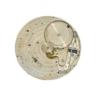 Fine French open faced Art Deco keyless lever dress watch Circa 1925