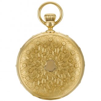 Swiss montre à tact pocket chronometer with calendar Circa 1870