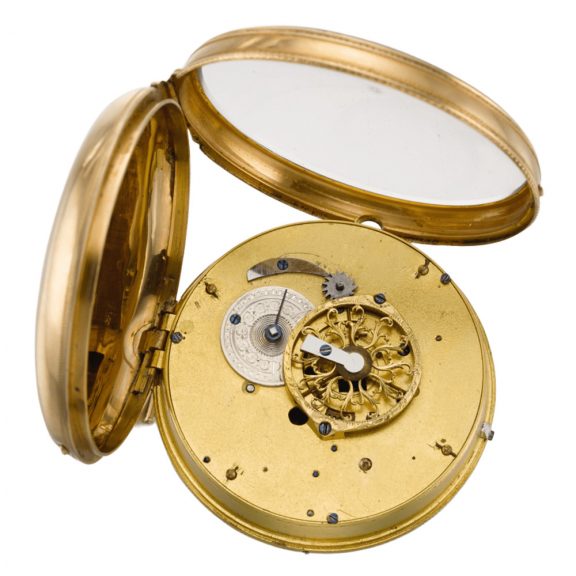 Swiss gold astronomical verge with perpetual calendar Circa 1790 Swiss gold astronomical verge with perpetual calendar Circa 1790