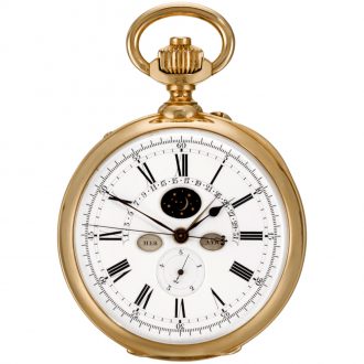 Swiss complicated watch with perpetual calendar Circa 1922