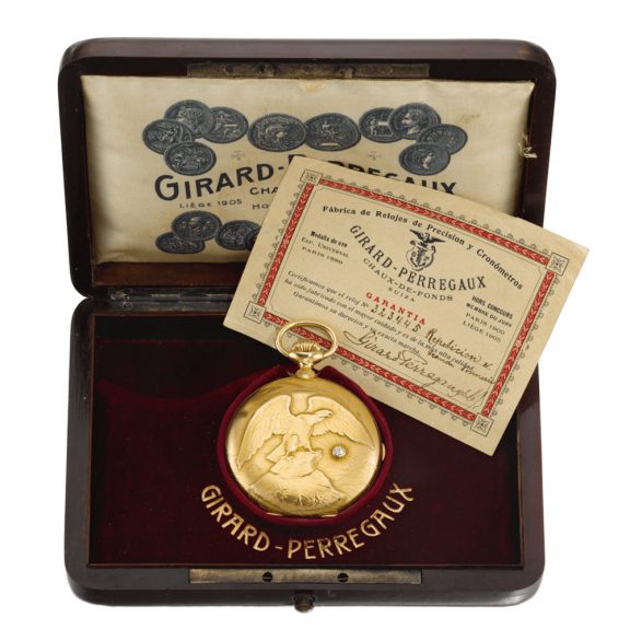 Swiss minute repeating grande sonnerie clock watch Circa 1900 Swiss minute repeating grande sonnerie clock watch Circa 1900