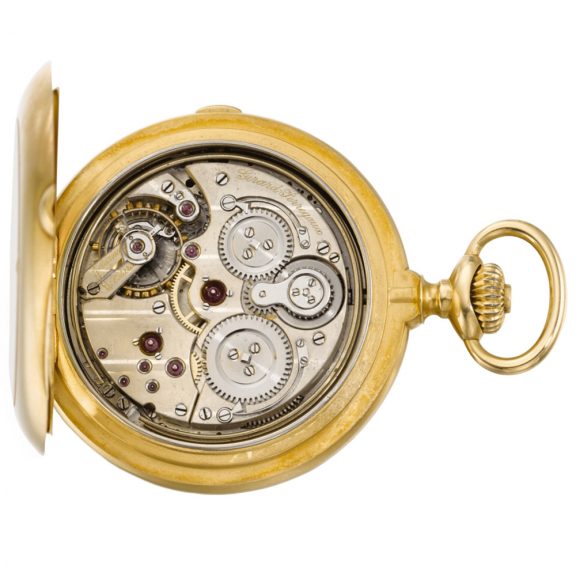 Swiss minute repeating grande sonnerie clock watch Circa 1900 Swiss minute repeating grande sonnerie clock watch Circa 1900