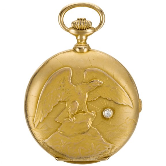 Swiss minute repeating grande sonnerie clock watch Circa 1900 Swiss minute repeating grande sonnerie clock watch Circa 1900