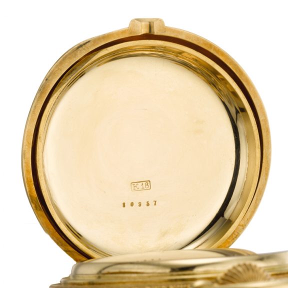 Rare and heavy Swiss one minute tourbillon full hunter watch Circa 1890 Rare and heavy Swiss one minute tourbillon full hunter watch Circa 1890