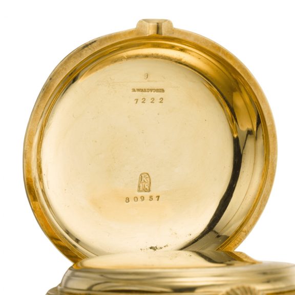 Rare and heavy Swiss one minute tourbillon full hunter watch Circa 1890 Rare and heavy Swiss one minute tourbillon full hunter watch Circa 1890