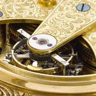 Austrian tourbillon watch with réaumur thermometer Circa 1840