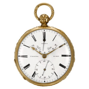 Austrian tourbillon watch with réaumur thermometer Circa 1840