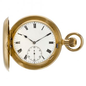 American one minute tourbillon full hunter watch Circa 1890