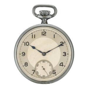Swiss open faced one minute tourbillon pocket watch Circa 1930