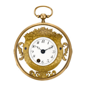 Rare Swiss semi skeletonised amphora shaped watch Circa 1810