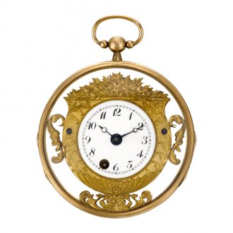 Rare Swiss semi skeletonised amphora shaped watch Circa 1810 Rare Swiss semi skeletonised amphora shaped watch Circa 1810