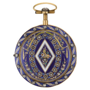 Swiss gold open faced quarter repeating pocket watch Circa 1795