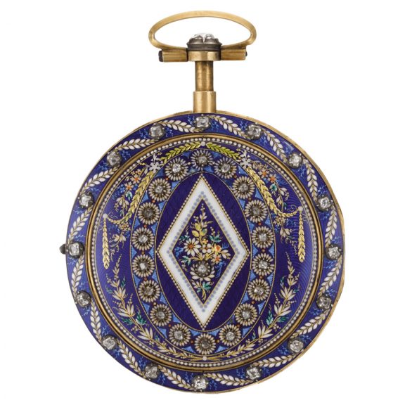 Swiss gold open faced quarter repeating pocket watch Circa 1795