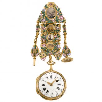 French quarter repeating à toc verge with matching chatelaine Circa 1749