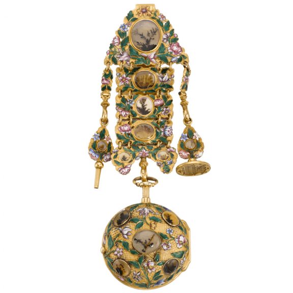 French quarter repeating à toc verge with matching chatelaine Circa 1749