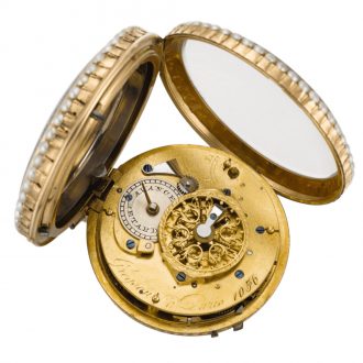 French quarter repeating watch with selector for bell strike Circa 1790