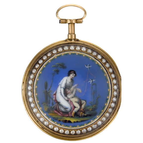 French quarter repeating watch with selector for bell strike Circa 1790