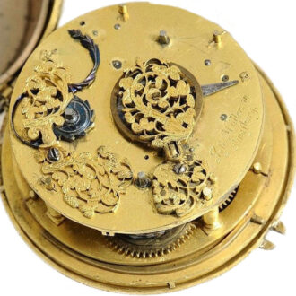 German single handed coach clock with alarm Circa 1600