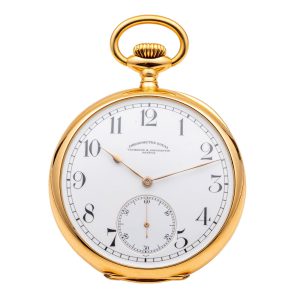 Very fine Swiss gold open faced lever pocket watch Circa 1910