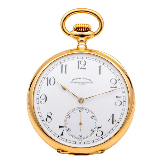 Very fine Swiss gold open faced lever pocket watch Circa 1910