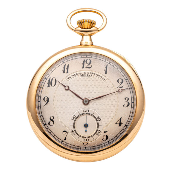 Fine Swiss 14 carat gold open faced lever watch Circa 1911