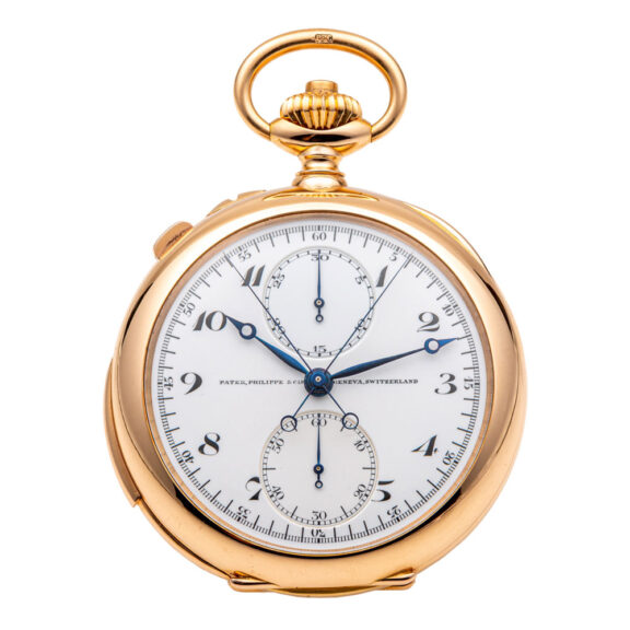 Swiss gold repeating split seconds chronograph Circa 1900 Swiss gold repeating split seconds chronograph Circa 1900