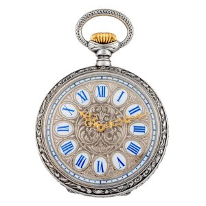 Fine, rare Swiss silver open faced lever watch Circa 1890