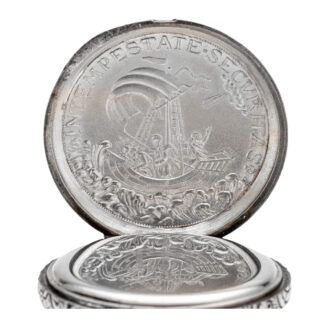 Fine, rare Swiss silver open faced lever watch Circa 1890 Fine, rare Swiss silver open faced lever watch Circa 1890