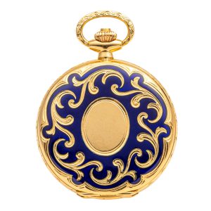 Fine Swiss gold and enamel hunting cased lever Circa 1983