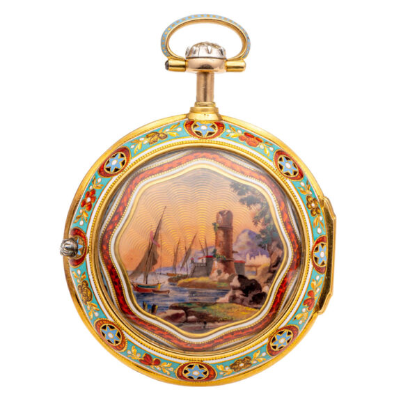 Triple cased verge made for the Ottoman market Circa 1810