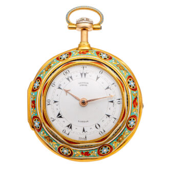 Triple cased verge made for the Ottoman market Circa 1810