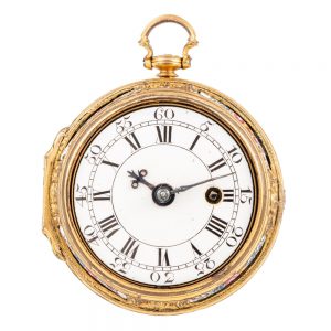 Decorative English pendant watch with chatelaine Circa 1760