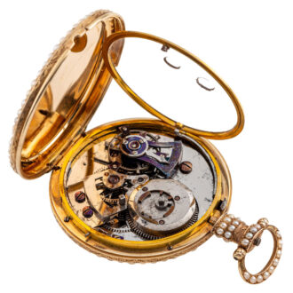 Very fine Swiss gold duplex for the Chinese market Circa 1860