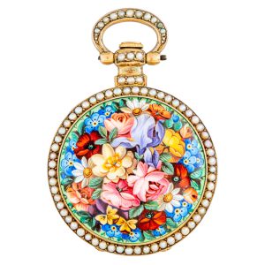 Swiss gilt cylinder watch for the Chinese market Circa 1880