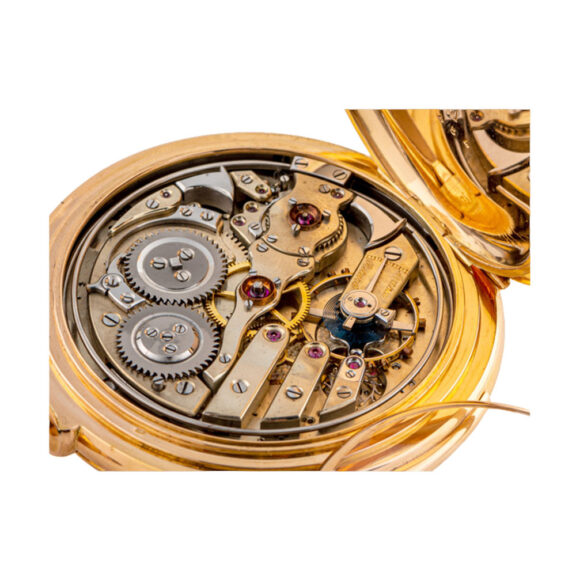 Swiss gold repeater with automaton Jacquemarts Circa 1890 Swiss gold repeater with automaton Jacquemarts Circa 1890