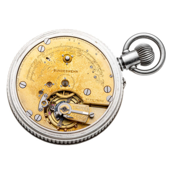 Swiss silver deck watch with 52h power reserve Circa 1930 Swiss silver deck watch with 52h power reserve Circa 1930