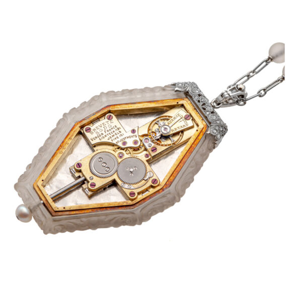 Exceptionally fine French octagonal pendant watch Circa 1908 Exceptionally fine French octagonal pendant watch Circa 1908