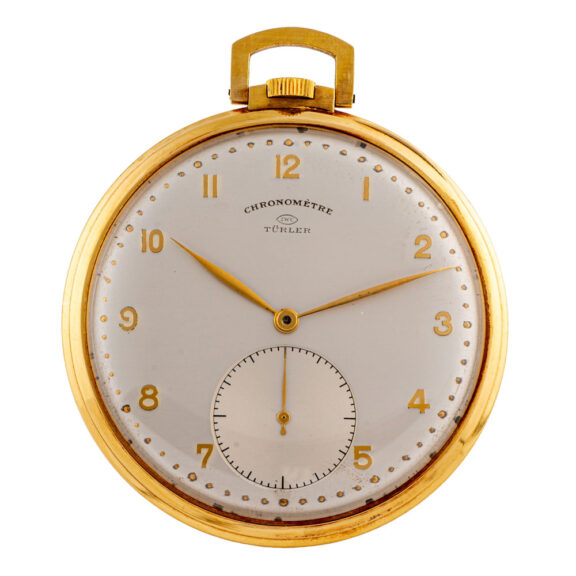 Very fine Swiss 18k gold open faced pocket watch Circa 1920 Very fine Swiss 18k gold open faced pocket watch Circa 1920