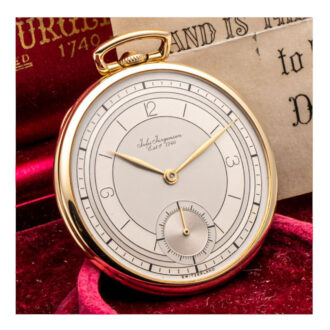 Very fine Swiss gold plated open faced lever watch Circa 1935