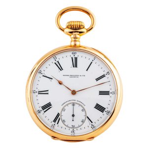 Swiss 18K gold open faced Chronometro Gondolo Circa 1907