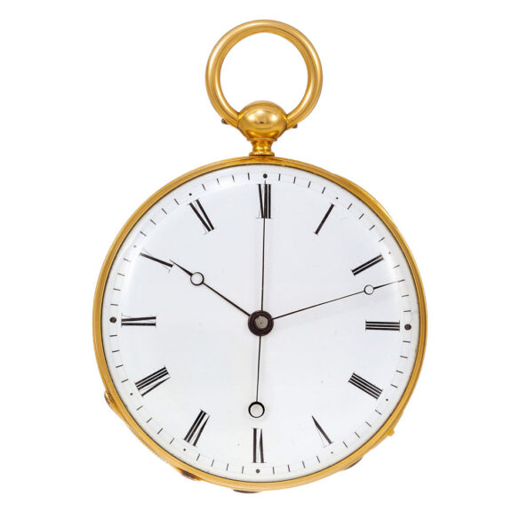 Swiss watch with independent dead centre seconds Circa 1860