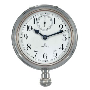 Very rare Swiss nickel eight days motorist's watch Circa 1910