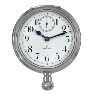 Very rare Swiss nickel eight days motorist's watch Circa 1910