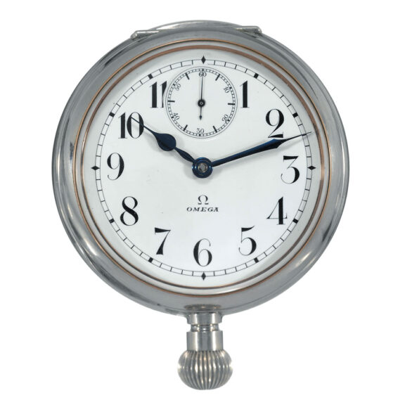 Very rare Swiss nickel eight days motorist's watch Circa 1910