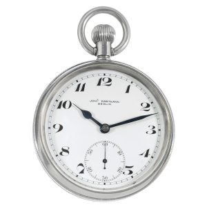 Large German stainless steel lever deck watch Circa 1920