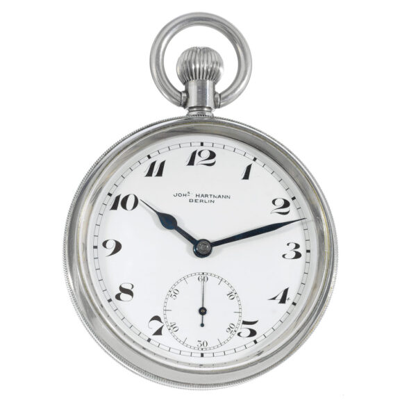 Large German stainless steel lever deck watch Circa 1920