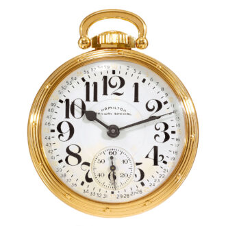 Exceptionally rare English keyless pocket watch Circa 1950