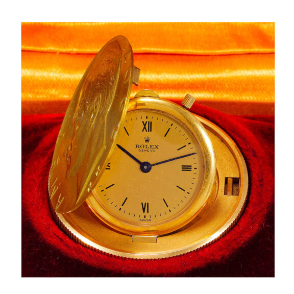 Rare Swiss gold lever in Albanian 100 franc coin Circa 1985
