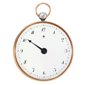 French souscription watch with inverced movement Circa 1810